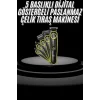 Saç Sakal Şekillendirici Tıraş Makinesi 5 Başlıklı Paslanmaz Çelik Bıçaklı Unısex
