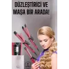 Saç Şekillendirici Düzleştirici Ve Maşa Isı Ayarlı