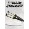 Saç Şekillendirici Wag Maşa Su Dalga Maşası Tüm Saç Tiplerine Uygun