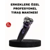 Şarjlı Saç ve Sakal Tıraş Makinesi Kablosuz Kompakt Tasarımlı