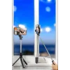Selfie Çubuğu Tripod Kumandalı Telefon Tutucu Siyah