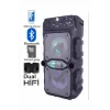 Ses Bombası Kablosuz Bluetooth Hoparlör Çift Çıkışlı Yüksek Ses Kaliteli Hoparlör