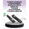 Sessiz Motorlu, Kablosuz Kullanımlı Şarjlı Saç ve Sakal Kesme Makinesi – Taraklı Set