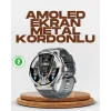 Şık Metal Kasa ve Değiştirilebilir Kordonlarla SW80 Smartwatch