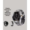 Şık Metal Kasa ve Değiştirilebilir Kordonlarla SW80 Smartwatch