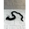 Siyah Hareketli Ejderha Figürü Esnek Gövdeli Dekoratif Tasarım 60 cm