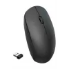Siyah Kablosuz Mouse Wireless Mouse Minimal Tasarım