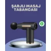 Sporcu Kas Masaj Tabancası 6 Kademe Güçlü Titreşim 4 Başlık Şarjlı Masaj Aleti