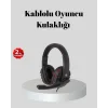Stereo Ses Destekli Mikrofonlu Gaming Kulaklık – Yumuşak Pedli