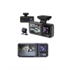 Sürüş ve Park Halinde Kesintisiz Güvenlik İçin 3 Kameralı Profesyonel Dashcam