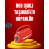 Suya Dayanıklı 20W RGB Hoparlör Bluetooth, USB, SD Kart ve AUX Girişli