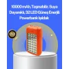 Suya Dayanıklı Güneş Paneli Destekli Powerbank ve Işıldak