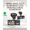 TA-01 1080P Ön 720P Arka ve İç Kamera Sistemli DVR
