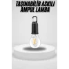 Taşınabilir Askılı Ampul Kamp Lambası Askılı Type-C Şarjlı Bahçe Lambası