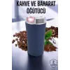 Taşınabilir Kahve & Baharat Öğütücü, Kolay Temizlenebilir ve Uzun Ömürlü Paslanmaz Çelik
