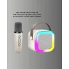 Taşınabilir Karaoke Mikrofon Seti Bluetooth Hoparlörlü