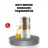 Taşınabilir Şarjlı Katı Meyve Sıkacağı – 45W Güç, 18000 RPM Hız, 400 mL Kapasite