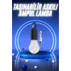 Taşınabilir Şarjlı Led Ampul Askılı Lamba Kamp Bahçe Lambası