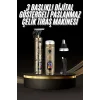 Tıraş Makinesi Pro 3 Başlıklı Dijital Göstergeli Saç Sakal Kulak ve Burun