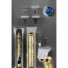 Tıraş Makinesi Şarjlı Profesyonel Saç Kesme Makinesi Gold Çizik Tıraş