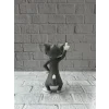 Tom Kedi Biblo 22 cm Hediyelik Dekoratif Ev Ofis Aksesuarı