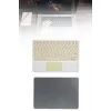 Touchpad Tüm Cihazlara Uyumlu Bluetooth Klavye Touchpad Slim Kablosuz Wifi Q Klavye