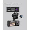Üç Kameralı Araç DVR Full HD Gece Görüşlü ve 2 inç IPS Ekranlı