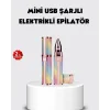 USB Şarjlı Kaş ve Yüz Tüy Alma Cihazı – Taşınabilir ve Acısız Kullanım