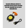 USB Şarjlı Mini LED Anahtarlık Fener