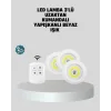 Uzaktan Kumandalı 3’lü Ayarlanabilir Spot LED Işık Seti