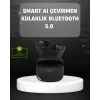 Yapay Zeka Destekli Bluetooth Kulaklık Anlık Çeviri ve Gürültü Engelleme