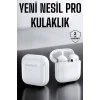 Yeni Nesil Pro Bluetooth Kulaklık Uzun Pil Ömrü Beyaz