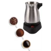 Yeni Nesil Türk Kahve Makinesi Cezvesi Siyah Gri Kablolu Pratik