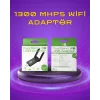 Yüksek Hızlı 1200 Mbps Çift Bant USB WiFi Adaptör – Güçlü Sinyal, Geniş Uyumluluk