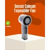 Yüksek Hızlı Şarjlı Fan | Kamp, Ofis ve Açık Hava İçin İdeal