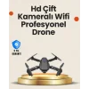 Yükseklik Sabitlemeli Katlanabilir Drone 1080P 4K Kamera Seçenekli