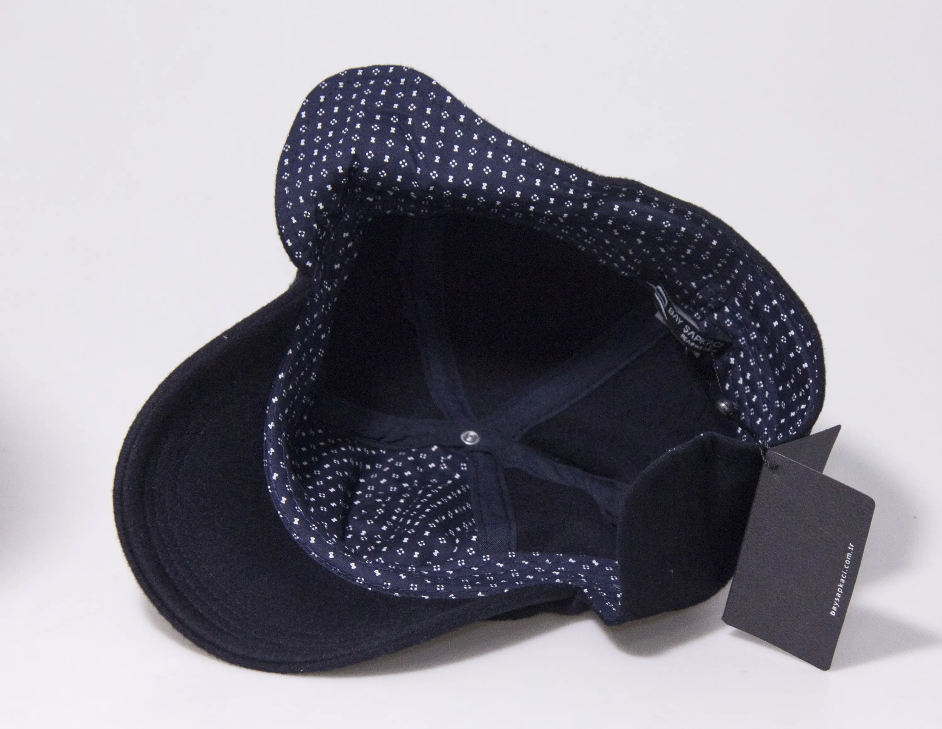 Bay Şapkacı - Lüks Kaşmir ve Yün Karışımlı Kulak korumalı Erkek kep şapka 7595