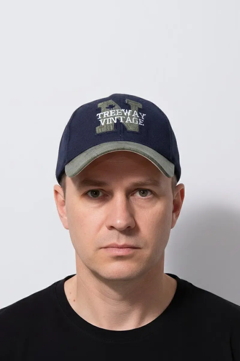 Bay Şapkacı - Treeway Vintage N Serisi Nakışlı Erkek Kep Şapka -6282