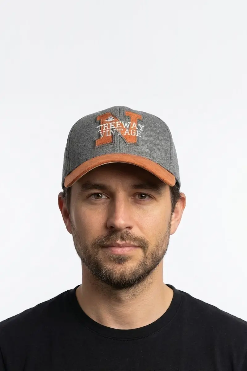 Bay Şapkacı - Treeway Vintage N Serisi Nakışlı Erkek Kep Şapka -6282