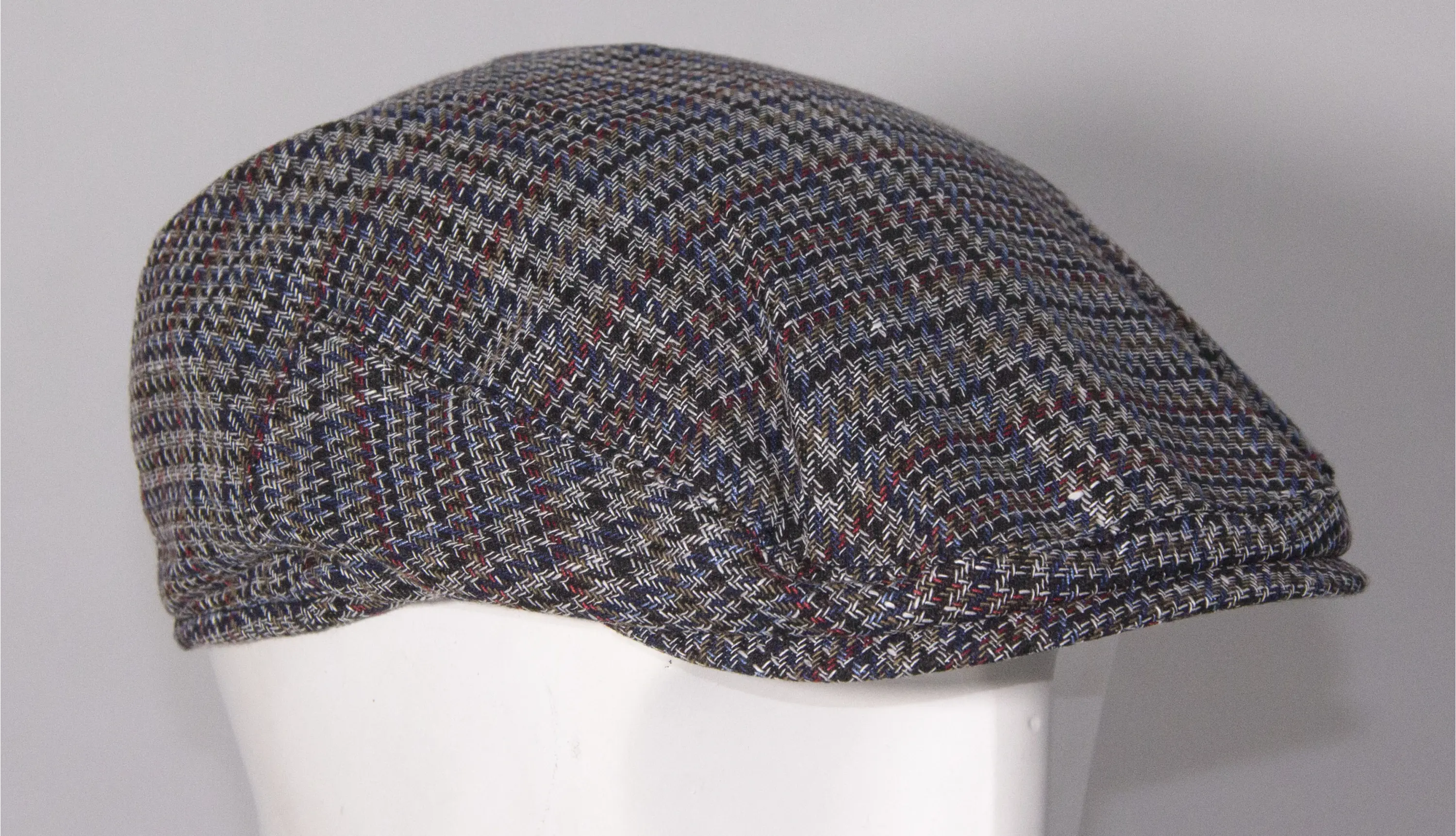 Bay Şapkacı - Klasik Tüvit Dokulu Erkek Kasket Şapka - İngiliz Tarzı Kışlık Şapka