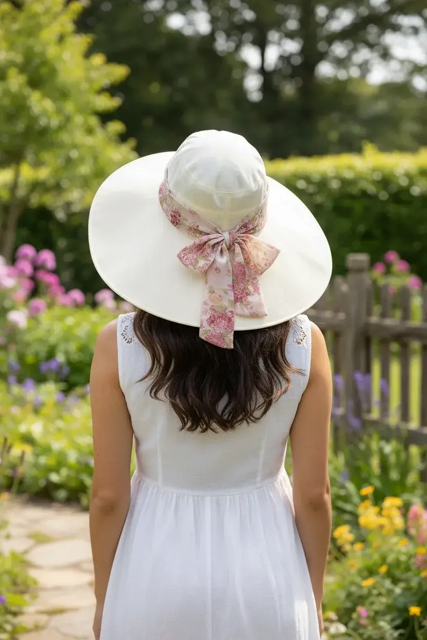 Geniş Siperli Kadın Şapka 1301