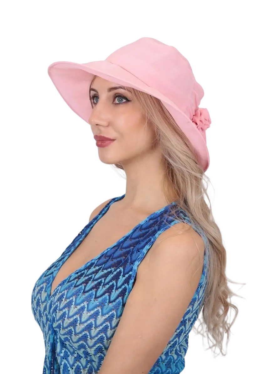 Güllü Kadın Şapka 1305 pembe