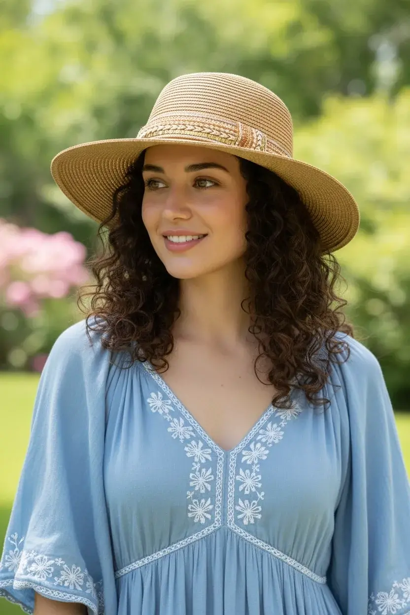 Kadın Hasır Şapka 1442