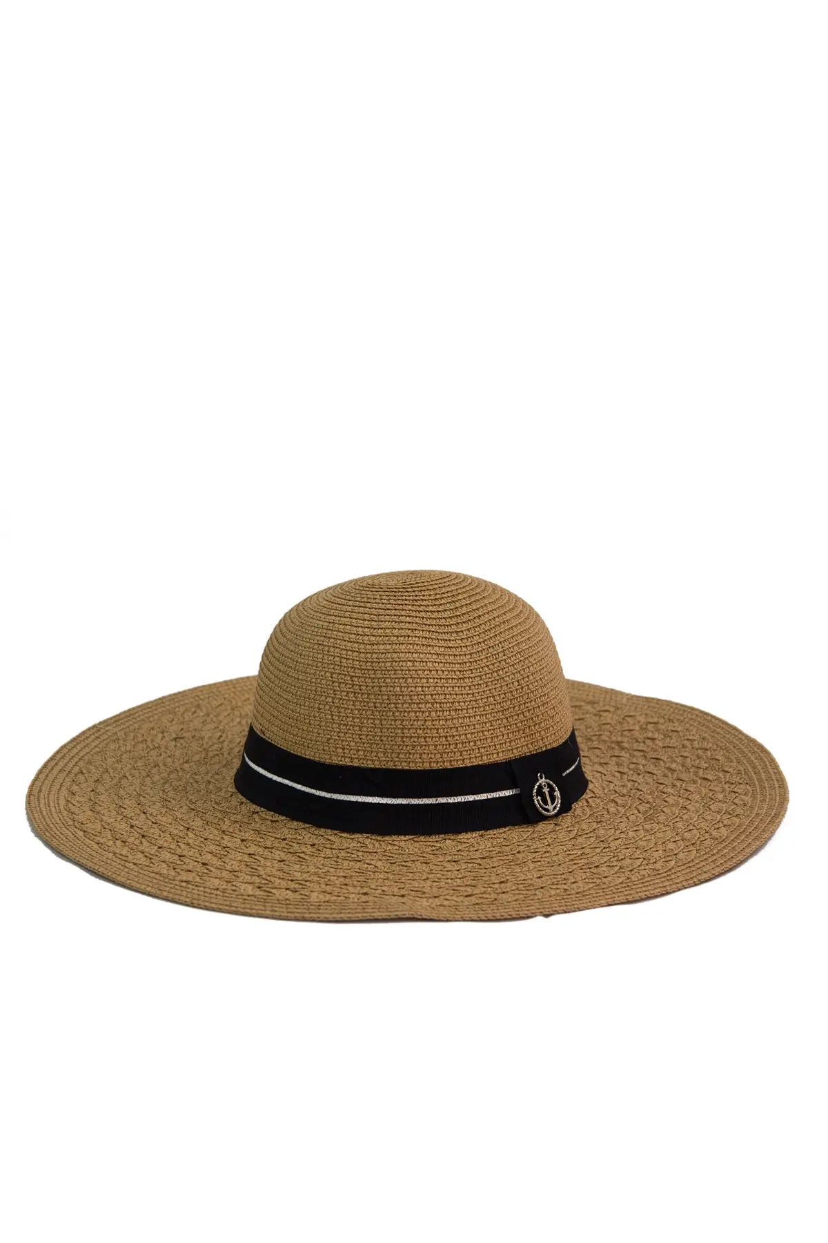 Şeritli Geniş Kenarlı Kadın Şapka 1928