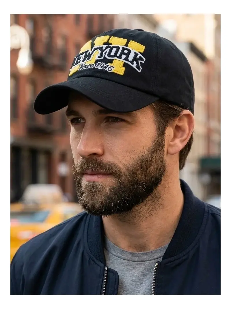 New York Since 1946 Nakışlı Vintage Beyzbol Şapkası – Unisex Retro Stil