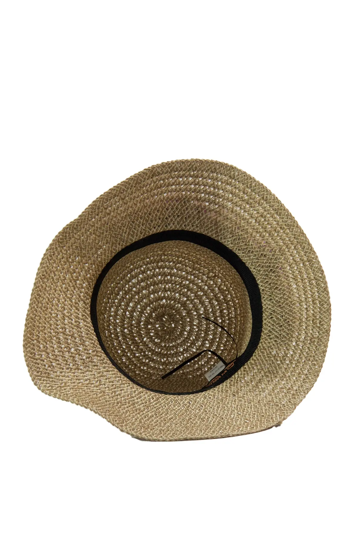 Çiçekli Hasır Şapka ve Çok Renkli Çizgili Çanta Seti 6240-1434