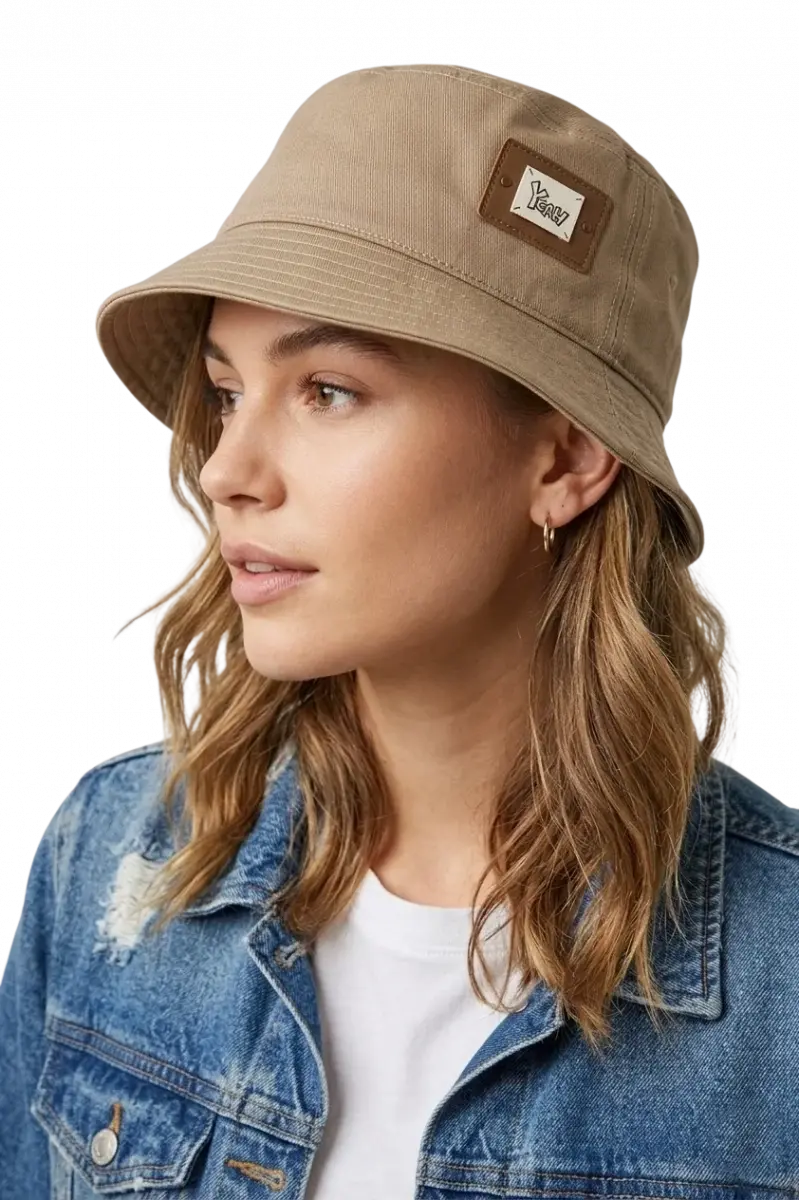 Unisex Yama Detaylı Pamuklu Bucket (Balıkçı) Şapka Koleksiyonu 8980