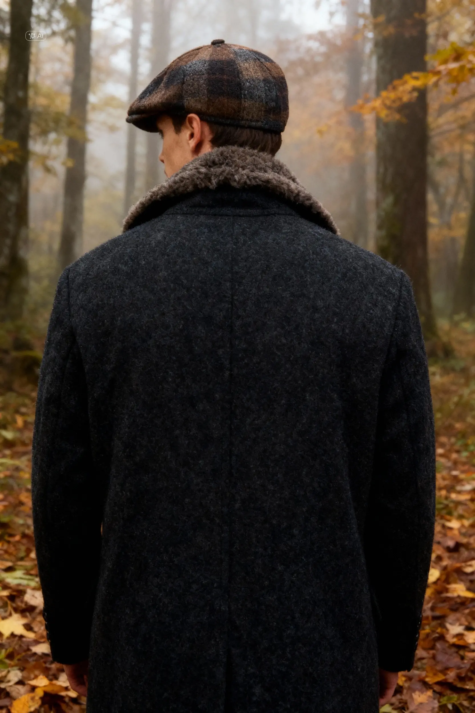 Bay Şapkacı - Yeni Sezon Erkek Ekose Kasket - Çok Şık