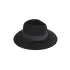 Geniş Kenarlı Kadın Kaşe Şapka Siyah 5747