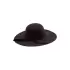 Geniş Kenarlı Kadın Kaşe Şapka 6178 Siyah